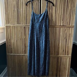 Brandy Melville navy floral print dress,  os perf condition